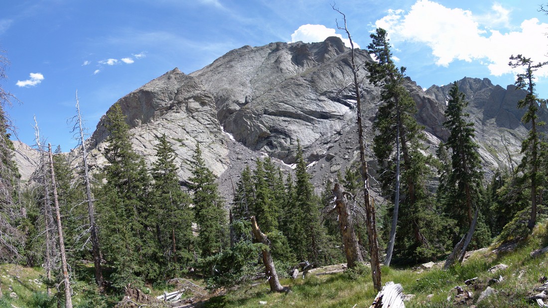 Challenger Point from camp